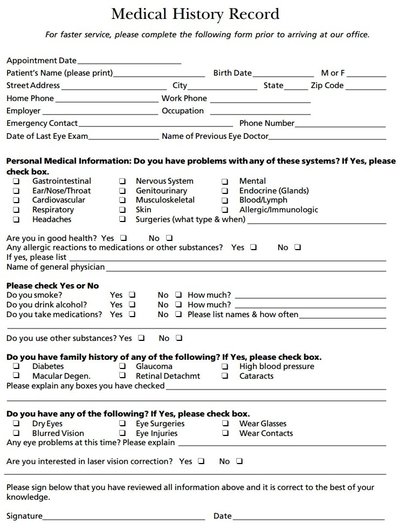 Patient Forms - Kornmesser Optometry Clinic